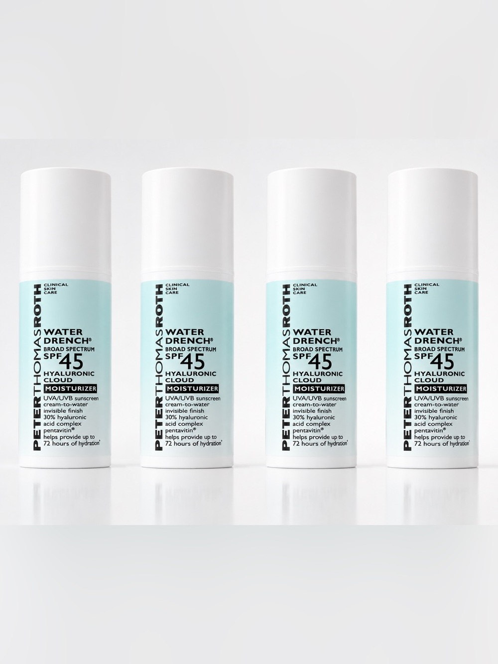 4 Peter Thomas Roth Water Drench SPF 45 Hyaluronic Cloud Moisturizer 0.17 oz